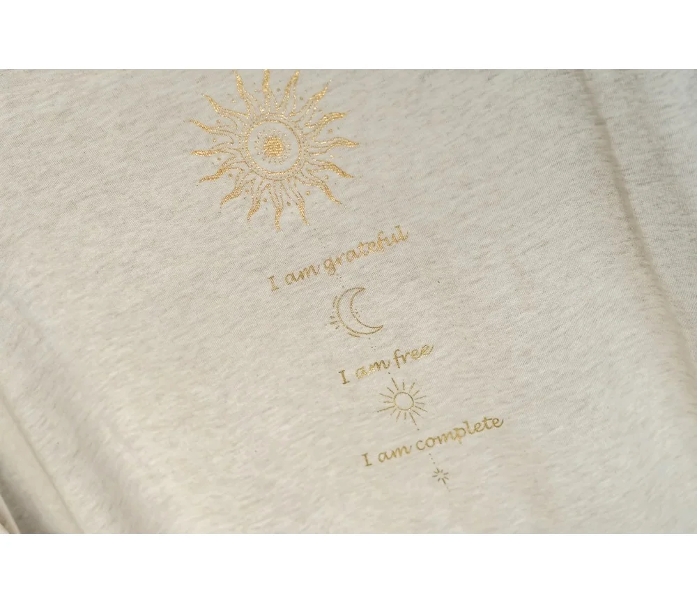 Spirit of OM - Shirt - beige melange gold