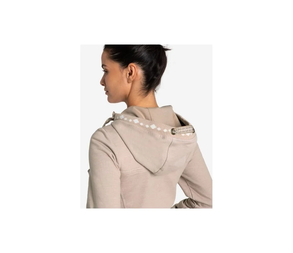Spirit of OM - Sweatjacke Damen - sand-nature