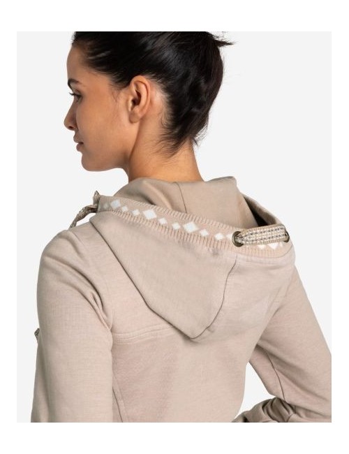 Spirit of OM - Sweatjacke Damen - sand-nature