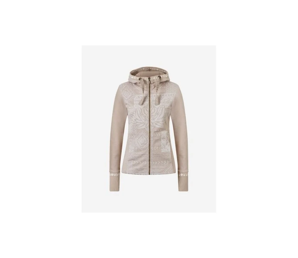 Spirit of OM - Sweatjacke Damen - sand-nature