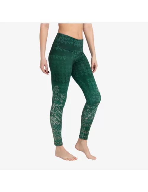 Spirit of OM - Yoga Leggings Buddhi - smaragd