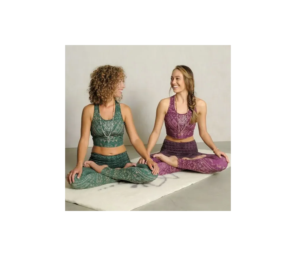 Spirit of OM - Yoga Leggings Buddhi - smaragd