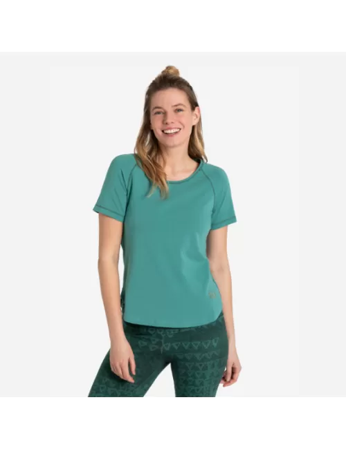 Spirit of OM - Shirt Raglan OM Herz - grün