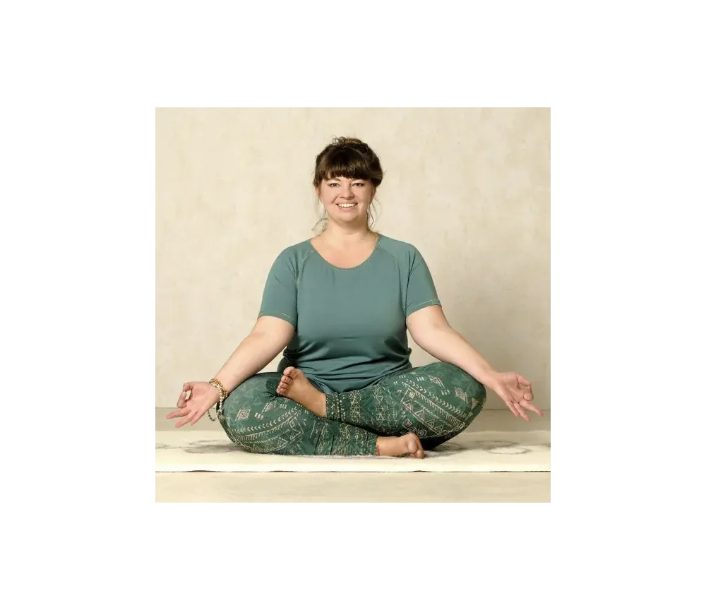 Spirit of OM - Shirt Raglan OM Herz - grün