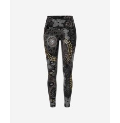 Spirit of OM - Yoga Leggings Maui - schwarz-natur