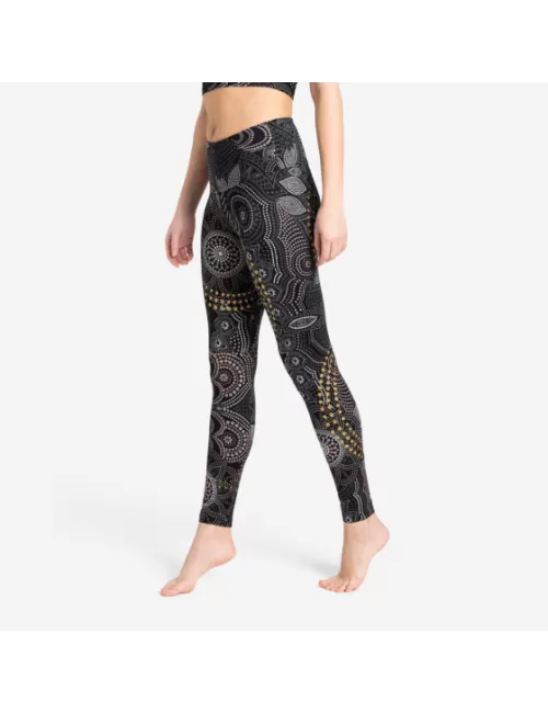 Spirit of OM - Yoga Leggings Maui - schwarz-natur