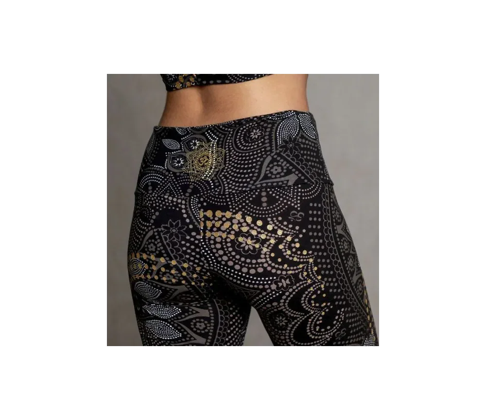 Spirit of OM - Yoga Leggings Maui - schwarz-natur