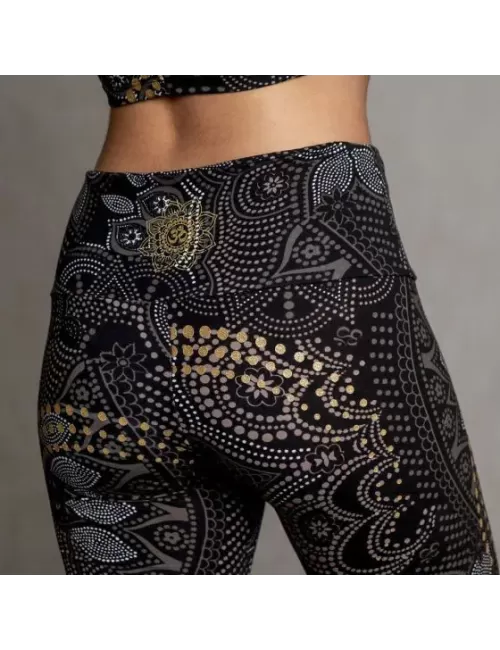 Spirit of OM - Yoga Leggings Maui - schwarz-natur
