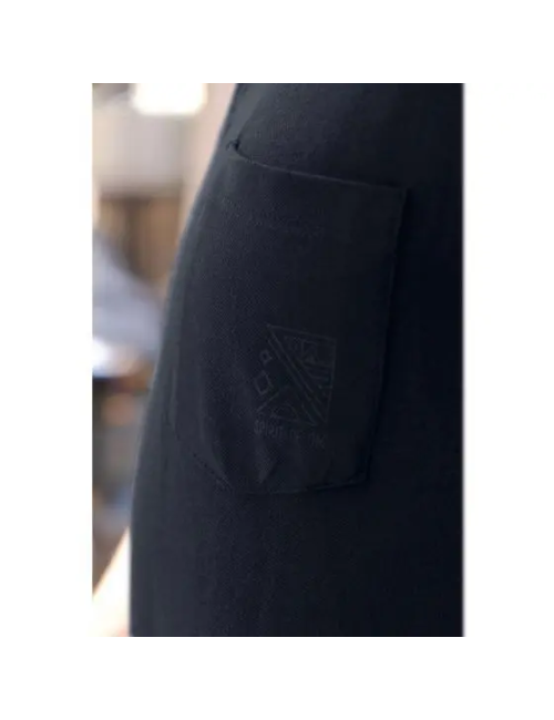 The Spirit of OM - Polo-Shirt - Bambus Piqué - dunkelblau