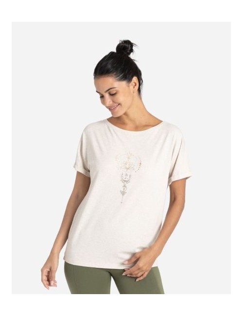 Spirit of OM - Shirt Eka Padma - sand-nature melange gold