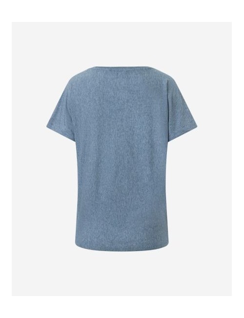 Spirit of OM - Shirt women - blue melange gold