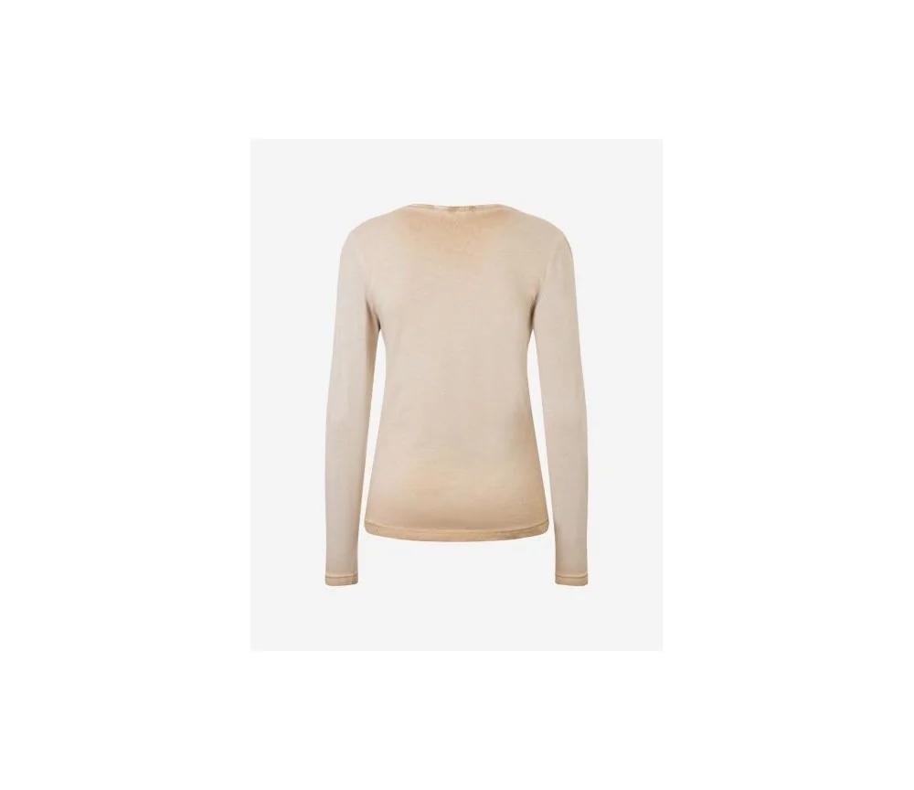 Spirit of OM - Langarm-Shirt OM Mandala - sand