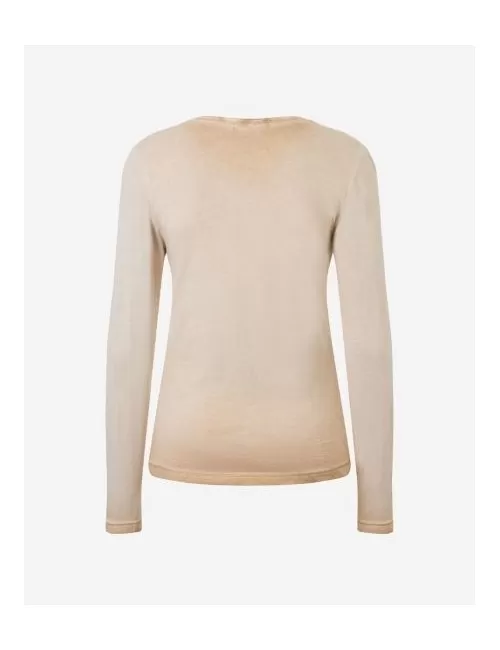 Spirit of OM - Langarm-Shirt OM Mandala - sand