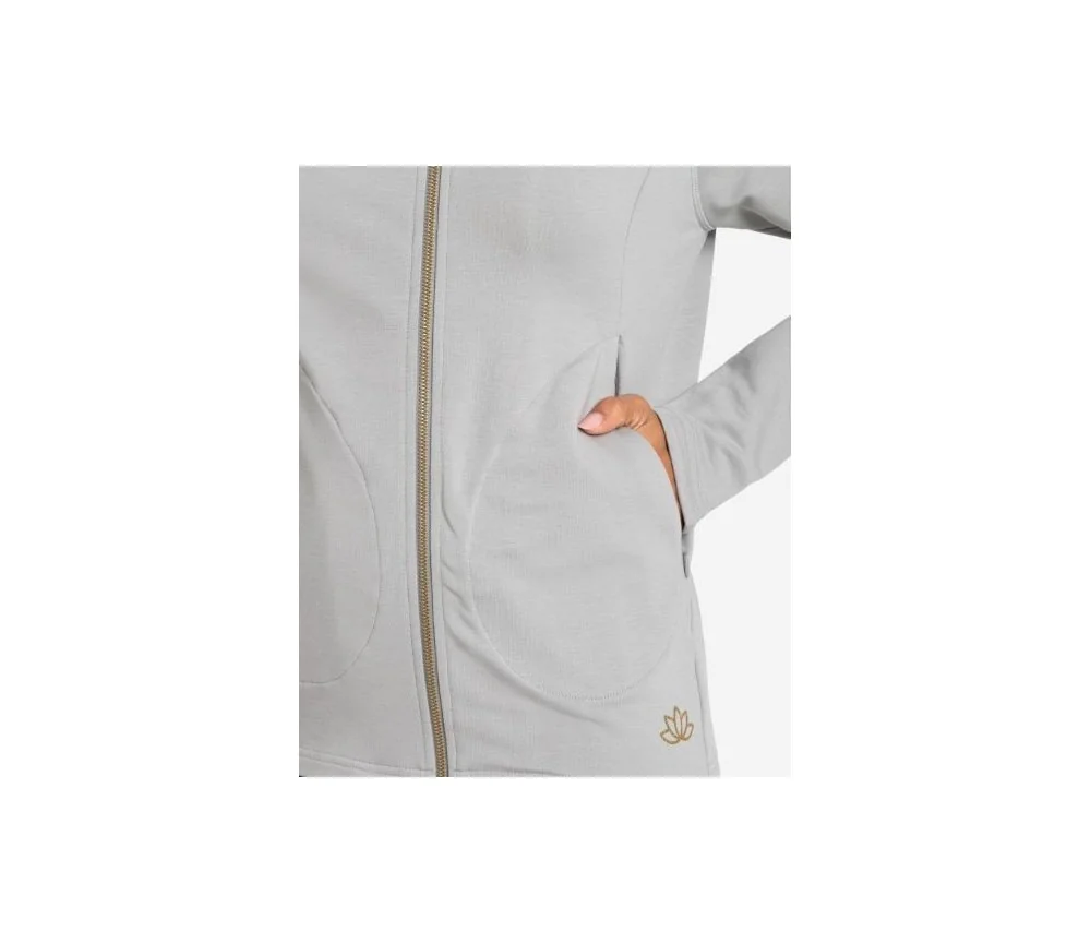 Spirit of OM - Damenjacke - kieselgrau