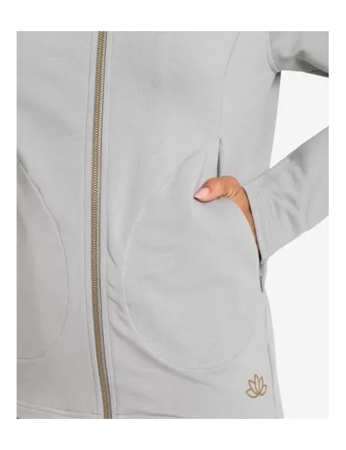 Spirit of OM - Damenjacke - kieselgrau