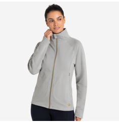 Spirit of OM - Damenjacke - kieselgrau