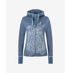 Spirit of OM - Sweatjacke women - jeansblau