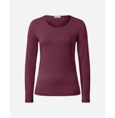 Spirit of OM - Langarm-Shirt Mabu Chakra - berry