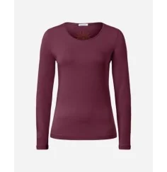 Spirit of OM - Langarm-Shirt Mabu Chakra - berry