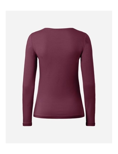 Spirit of OM - Langarm-Shirt Mabu Chakra - berry