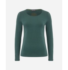 Spirit of OM - Langarm-Shirt Mabu Chakra - smaragd