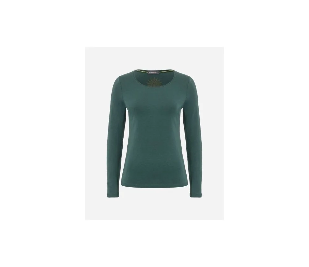 Spirit of OM - Langarm-Shirt Mabu Chakra - smaragd