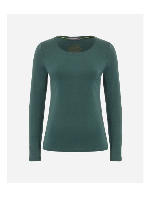 Spirit of OM - Langarm-Shirt Mabu Chakra - smaragd