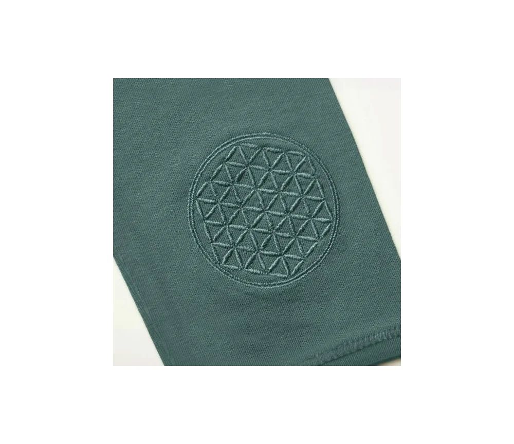 Spirit of OM - Langarm-Shirt Mabu Chakra - smaragd