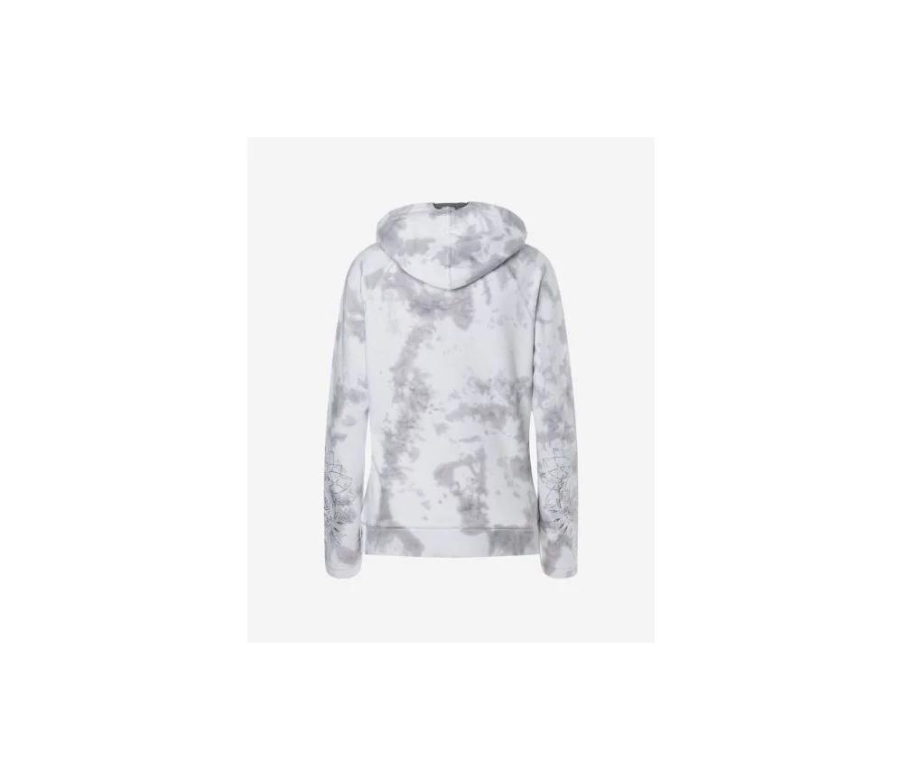 Spirit of OM - Hoodie Buddha - silbergrau