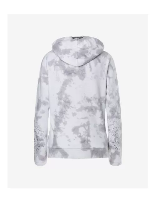 Spirit of OM - Hoodie Buddha - silbergrau