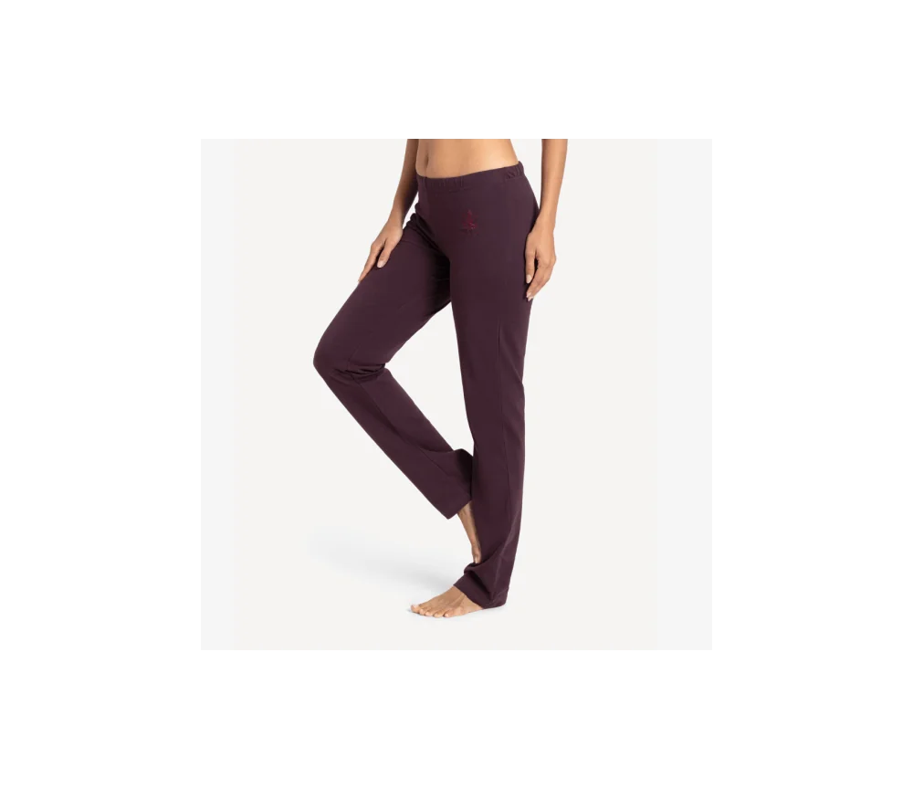 Spirit of OM - Wellnesshose Unisex - aubergine