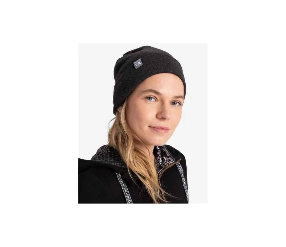 Spirit of OM - Beanie Mütze Bambus - anthrazit-melange