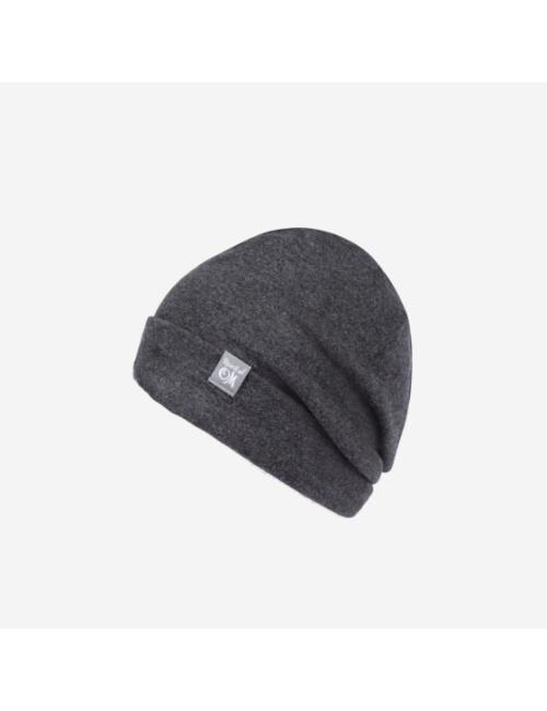 Spirit of OM - Beanie Mütze Bambus - anthrazit-melange