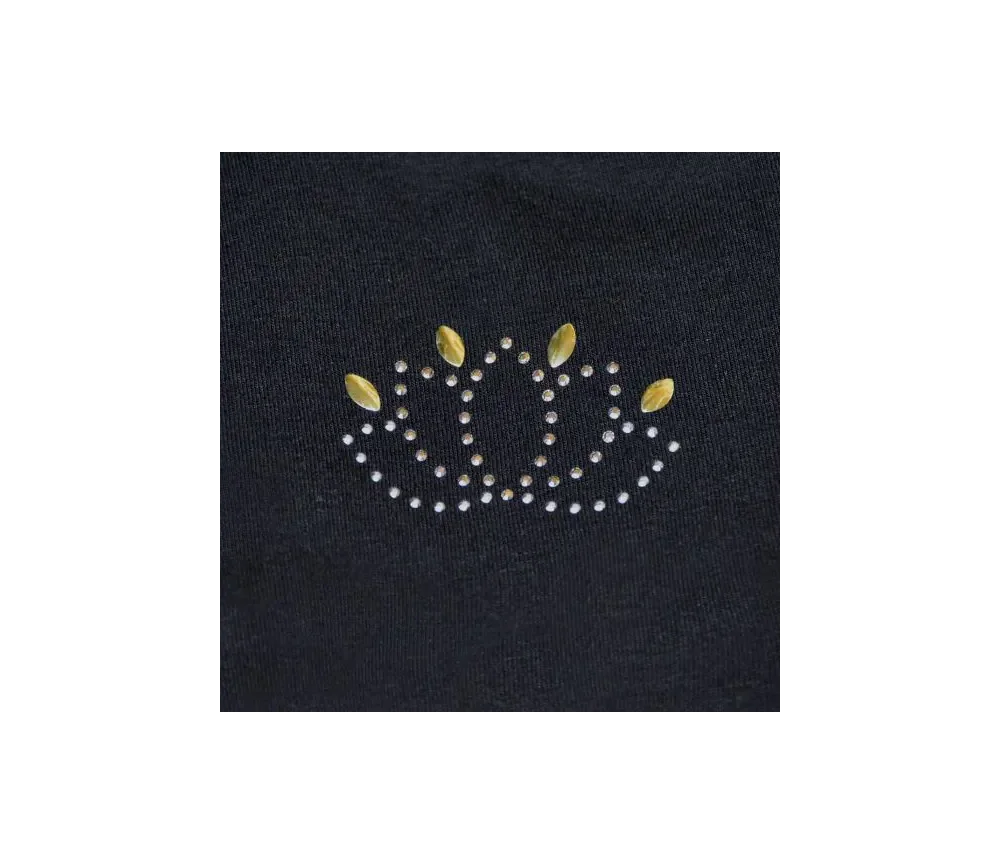 Spirit of OM - Yoga Leggings Capri - schwarz