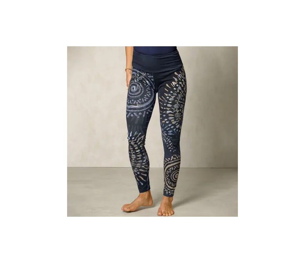 Spirit of OM - Yoga Leggings Magic - blau/gold