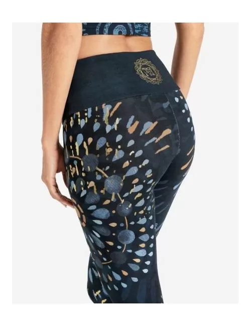 Spirit of OM - Yoga Leggings Magic - blau/gold