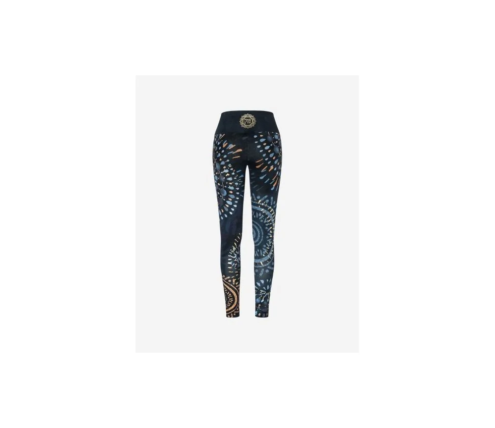 Spirit of OM - Yoga Leggings Magic - blau/gold