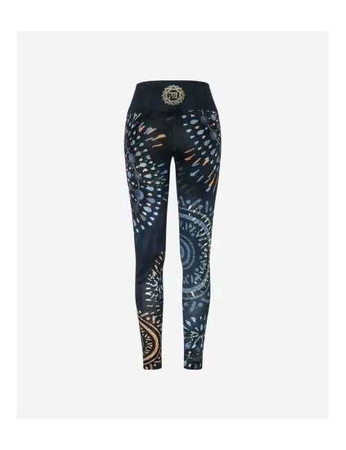 Spirit of OM - Yoga Leggings Magic - blau/gold