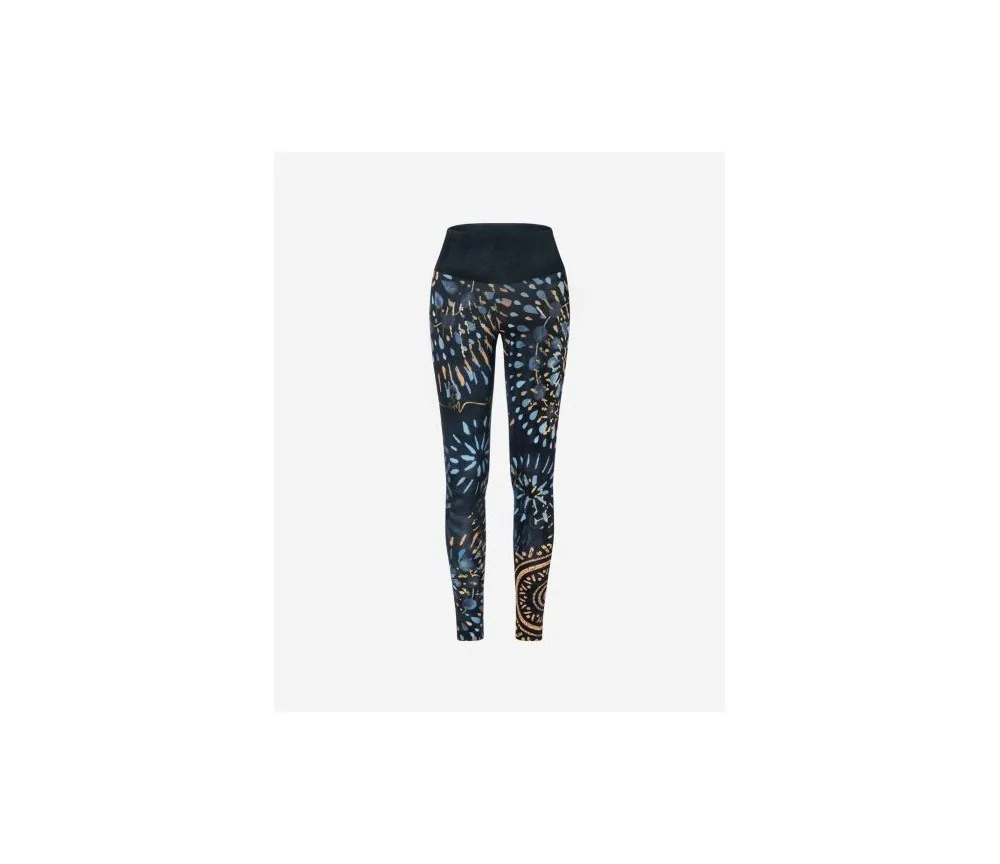 Spirit of OM - Yoga Leggings Magic - blau/gold