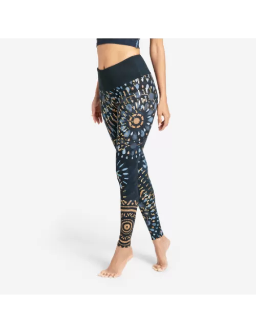 Spirit of OM - Yoga Leggings Magic - blau/gold