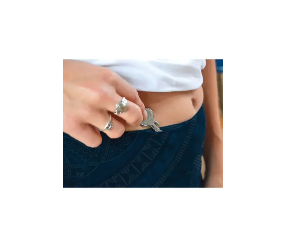 Spirit of OM - Yoga Leggings Capri Mandala - dunkelblau