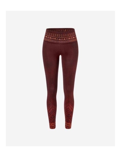 Spirit of OM - Yoga Leggings Shakti - henna-rot