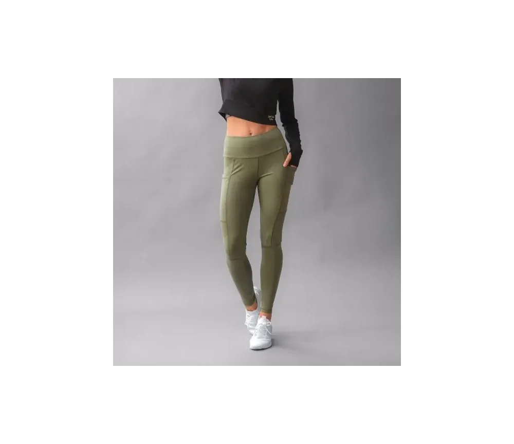 Spirit of OM - Yoga and Run Leggings - grün