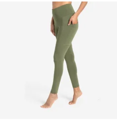 Spirit of OM - Yoga and Run Leggings - grün