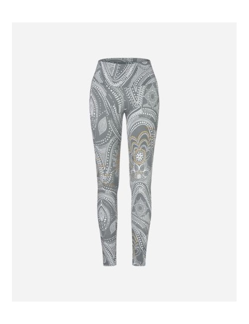 Spirit of OM - Yoga Leggings Puja - graugold