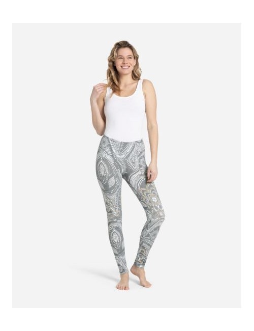 Spirit of OM - Yoga Leggings Puja - graugold