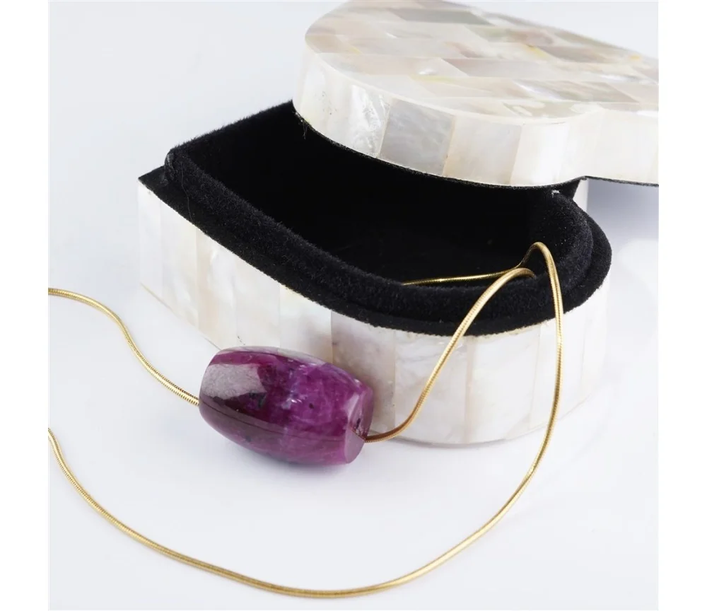 Aufbewahrungs - & Schmuck Dose - Muschel Herz (Pinctata maxima) - ca. 8 x 7cm