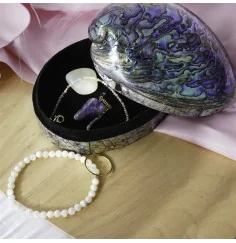 Aufbewahrungs - & Schmuck Dose - Paua-Muschel ca. 11 x 9cm