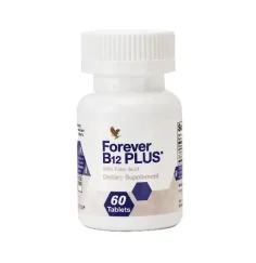 Forever - Forever B12 Plus™ - Nahrungsergänzungsmittel aus Vitamin B12 plus und Folsäure - 60 Presslinge
