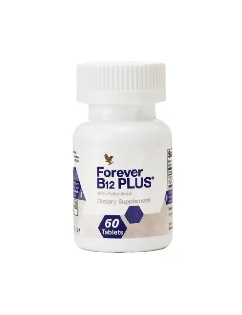 Forever - Forever B12 Plus™ - Nahrungsergänzungsmittel aus Vitamin B12 plus und Folsäure - 60 Presslinge